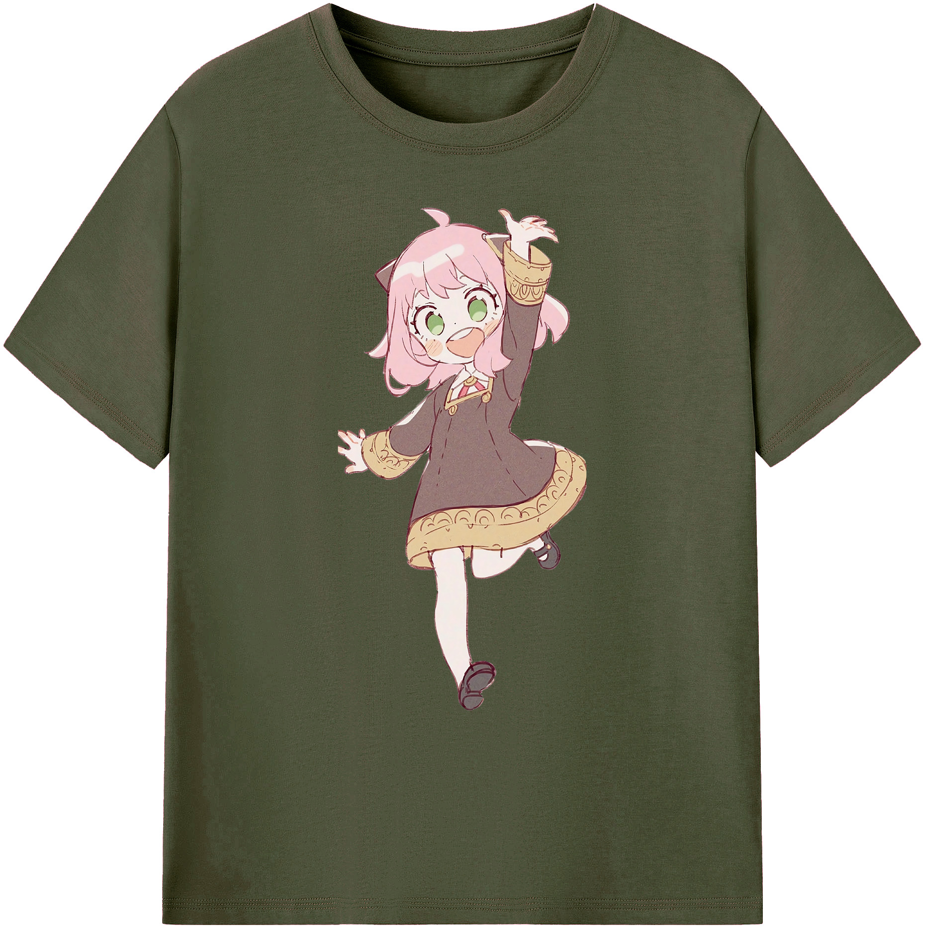 （画像用） SPY×FAMILY间谍家家酒 綿100％ メンズ半袖Tシャツ｜肌触りやわらか＆通気性